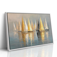 Golden Sails Dance At Dawn