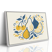 Mediterranean Kitchen Dances In Blue