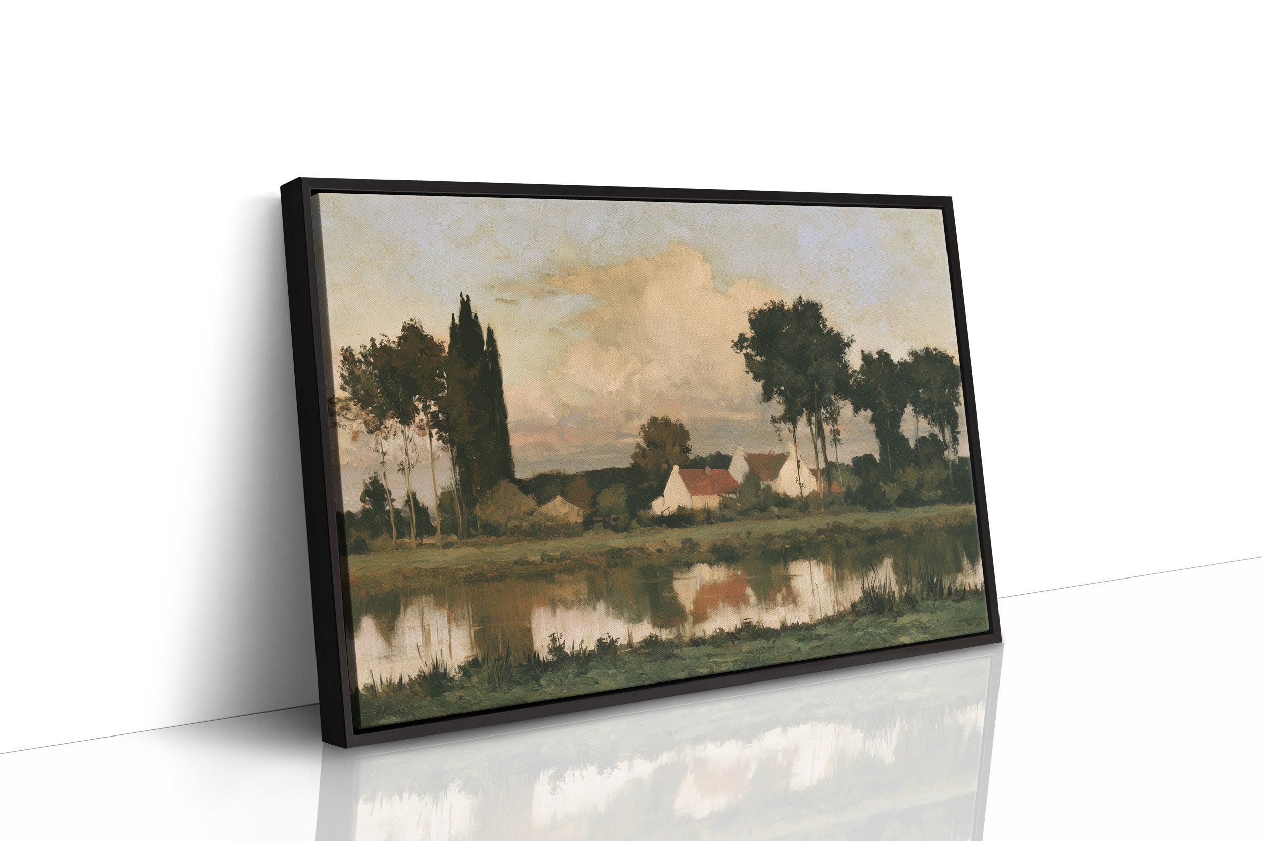 Village By Still Water
