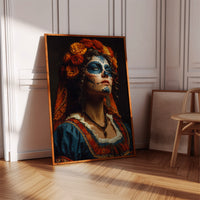 Elegance in Sugar Skull Makeup