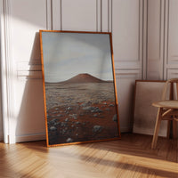 Solitary Peak In Rust And Stone