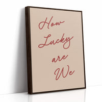 Lucky, In Cursive