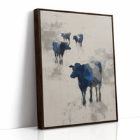 Blue Herd in Quiet Fields