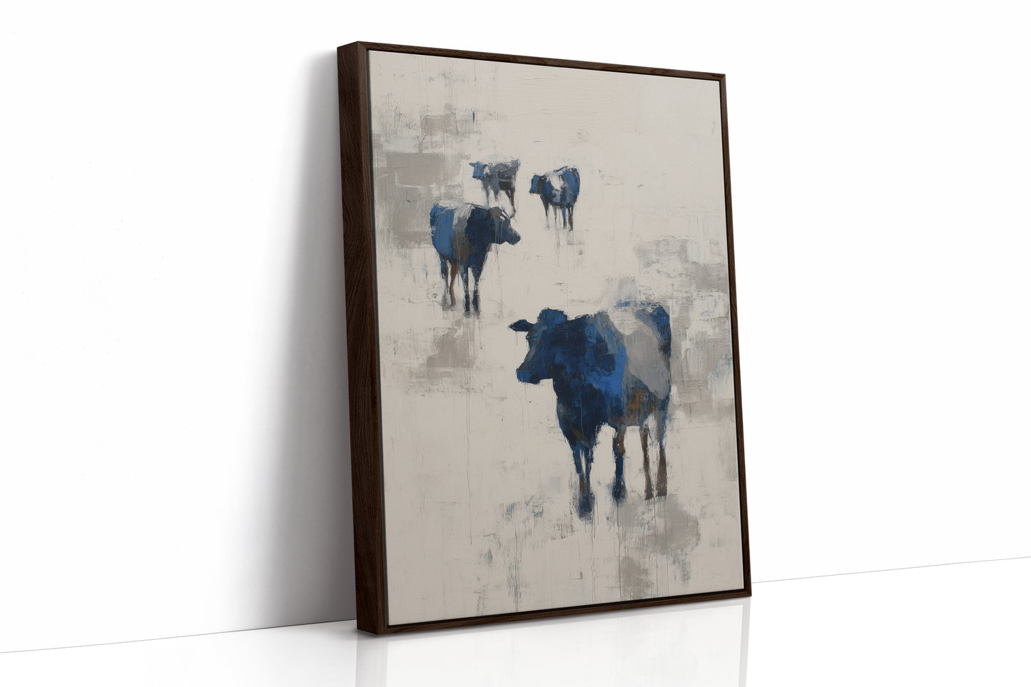 Blue Herd in Quiet Fields