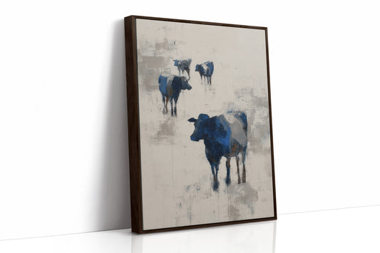 Blue Herd in Quiet Fields