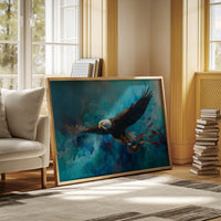 Soaring Through Storm-Painted Skies