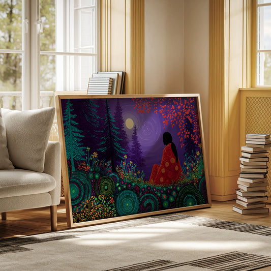 Moonlit Garden Holds Sacred Stories