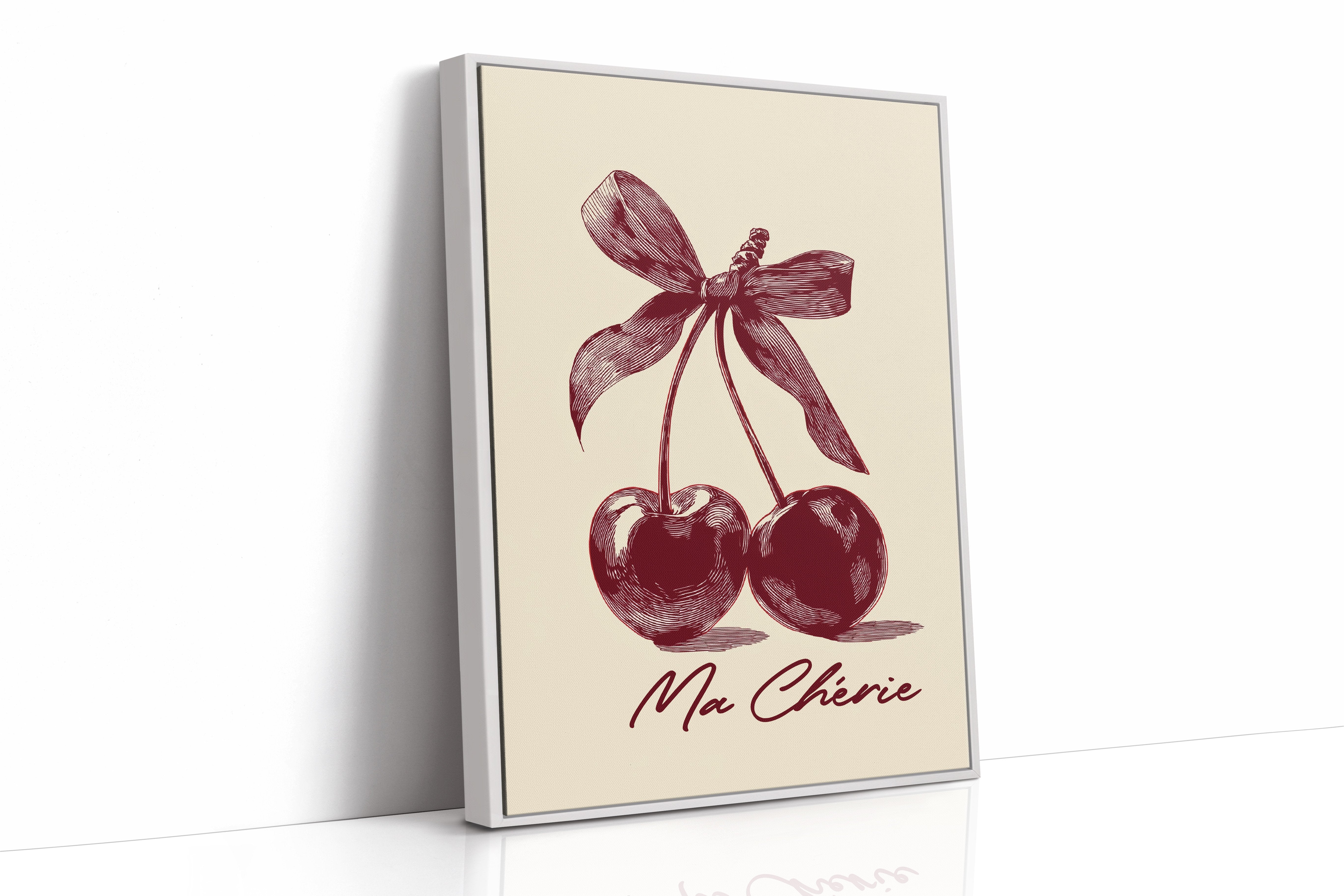 Sweet Burgundy Tied With Affection