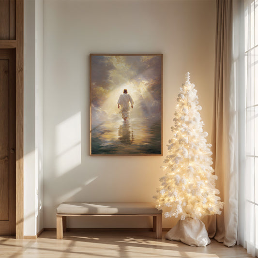 Light Breaks Through Sacred Waters