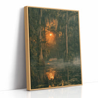 Cypress Bayou Sunset Glow