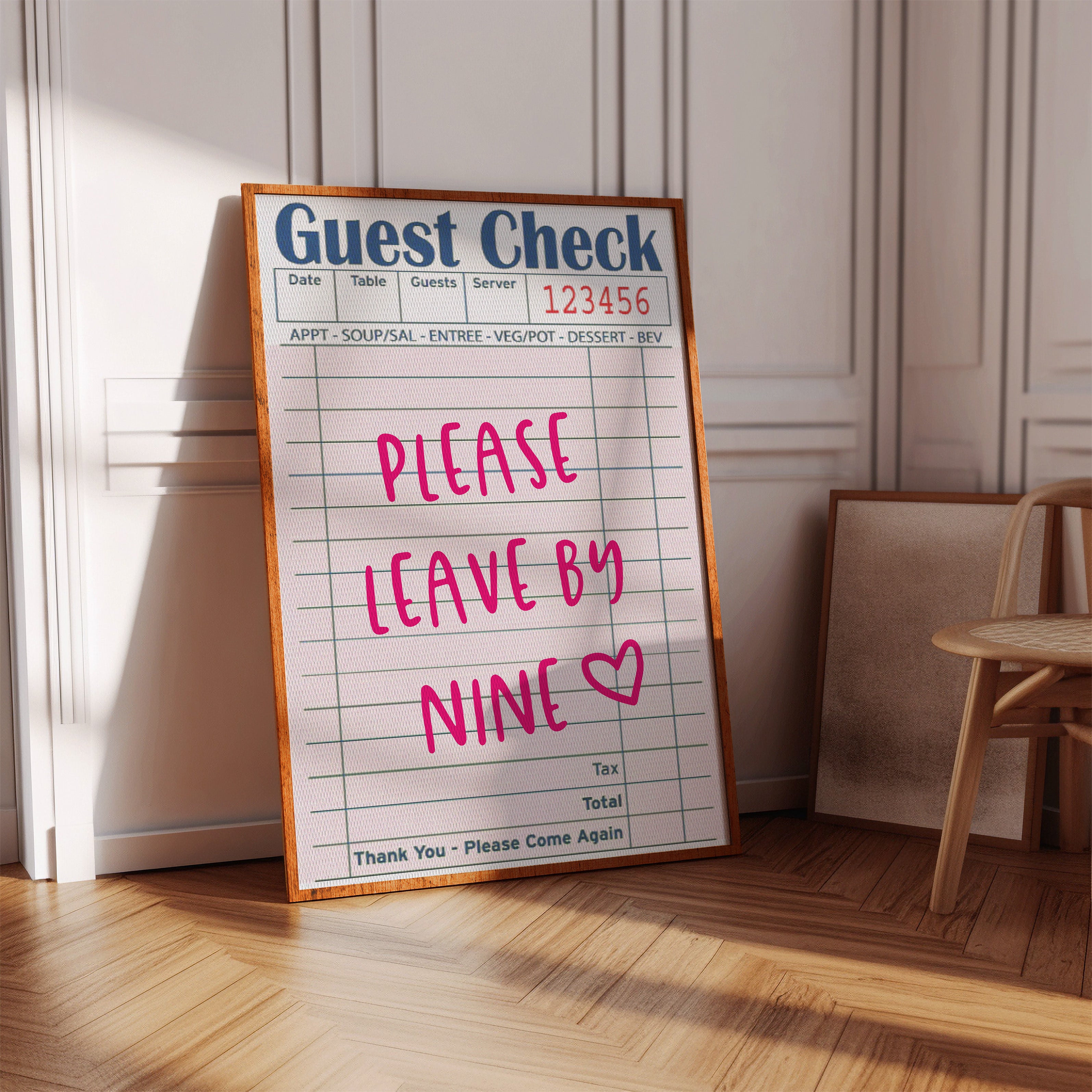 Message From The Kitchen Staff
