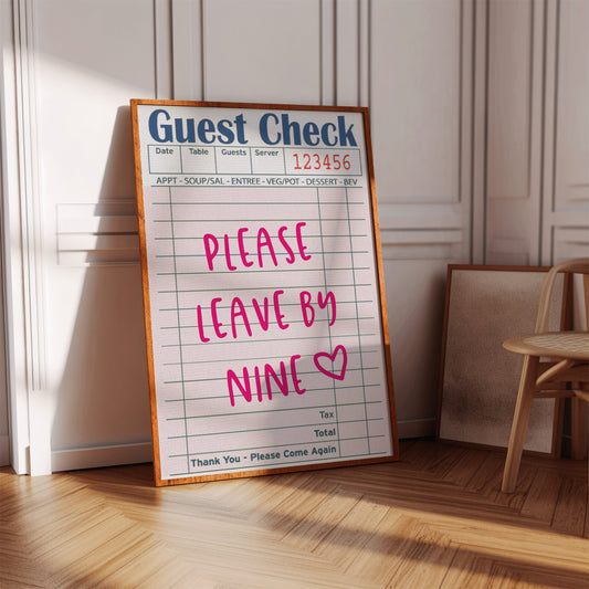 Message From The Kitchen Staff