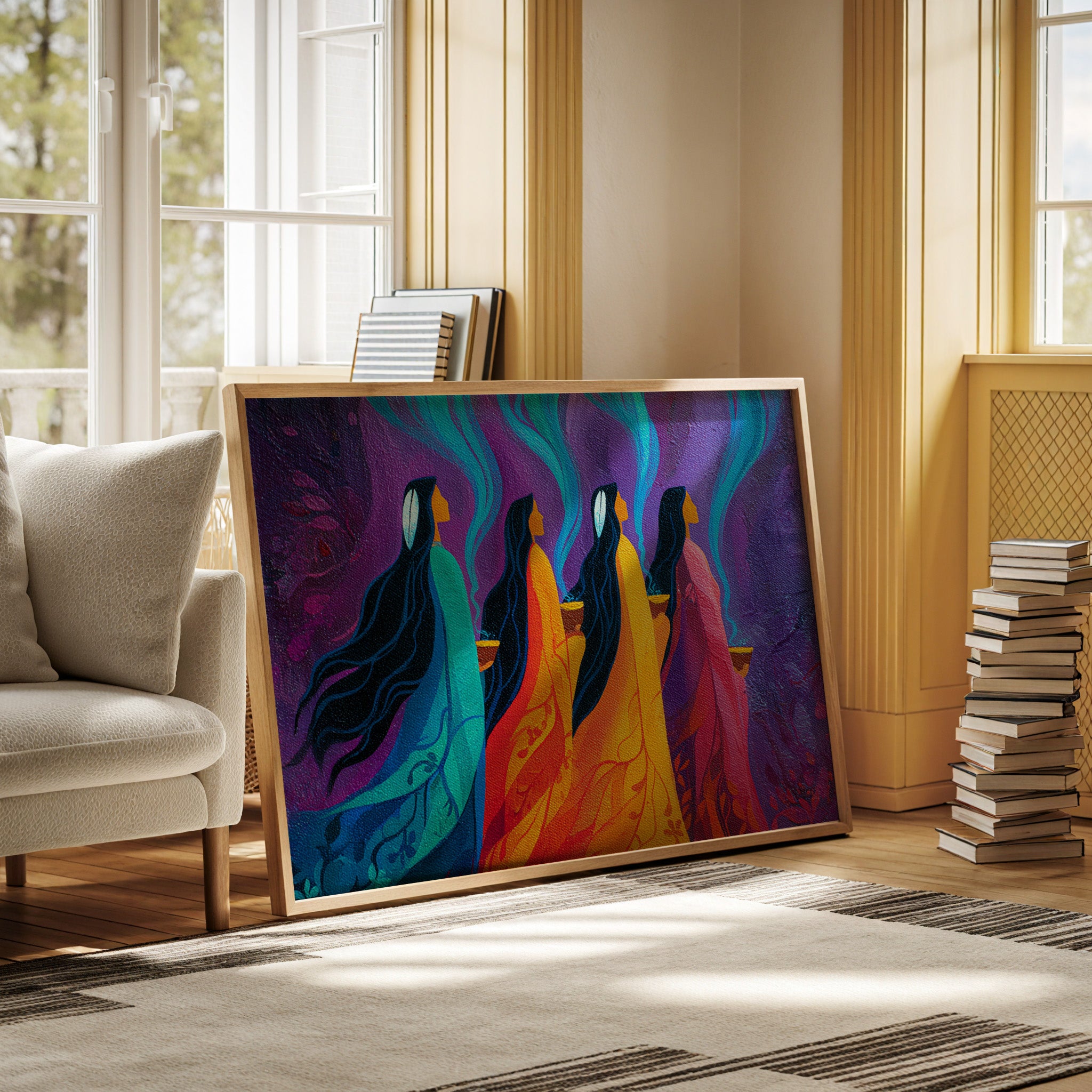 Sacred Smoke Rises Through Color