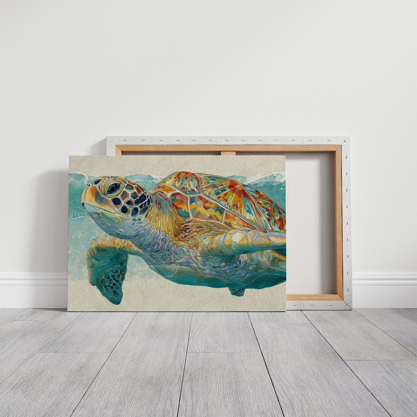 Ancient Voyager In Turquoise Depths