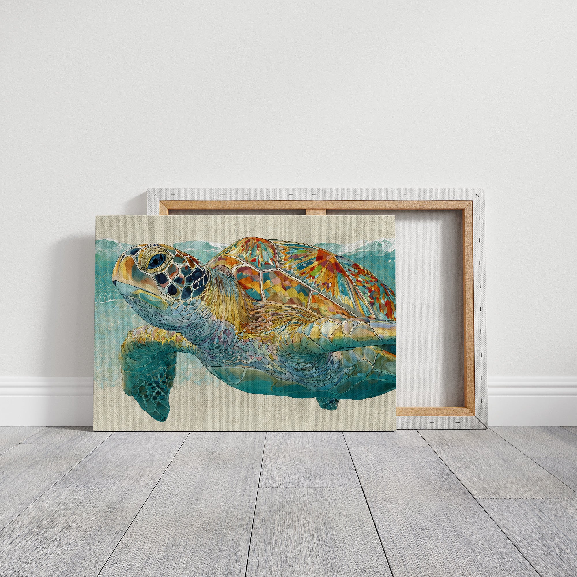 Ancient Voyager In Turquoise Depths