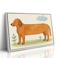 Golden Retriever Under Blue Skies