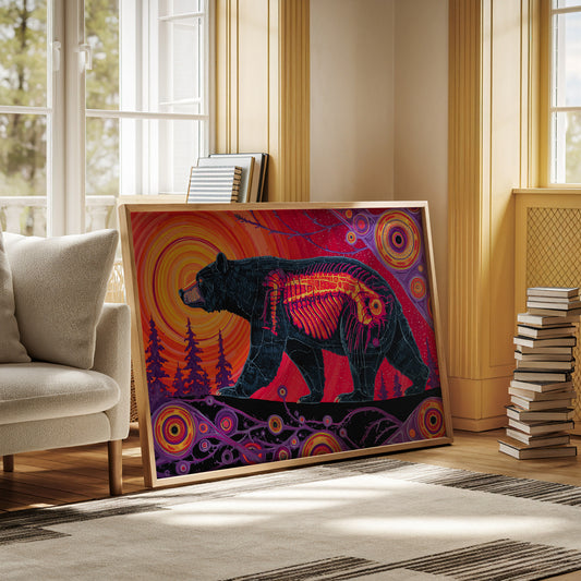 Spirit Bear's Inner Fire Glows