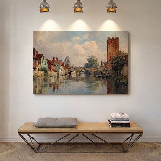 Summer Tales Along The River Bridge