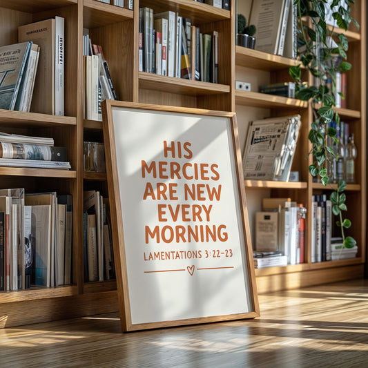 New Every Morning Scripture Print