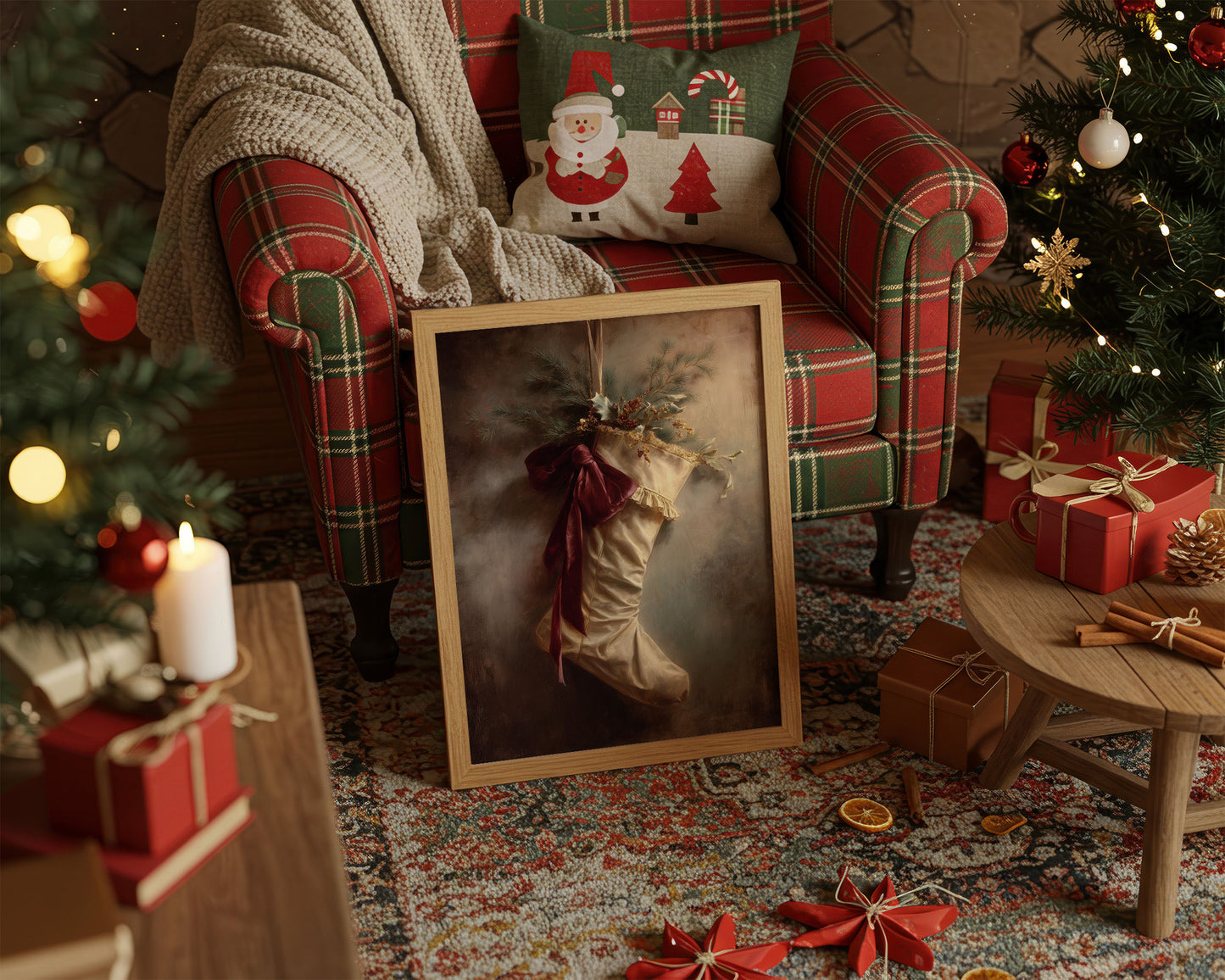 December's Warmth In Velvet Bows