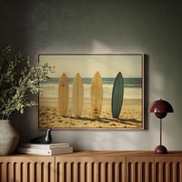 Golden Hour Surfboard Lineup