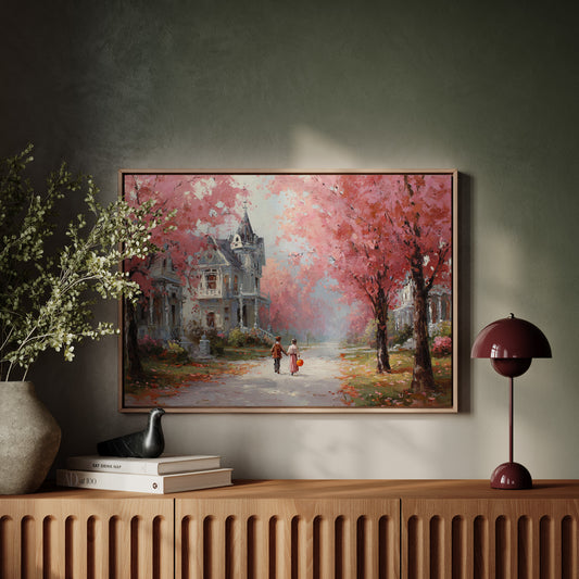 Beneath Cherry Blossoms' Embrace