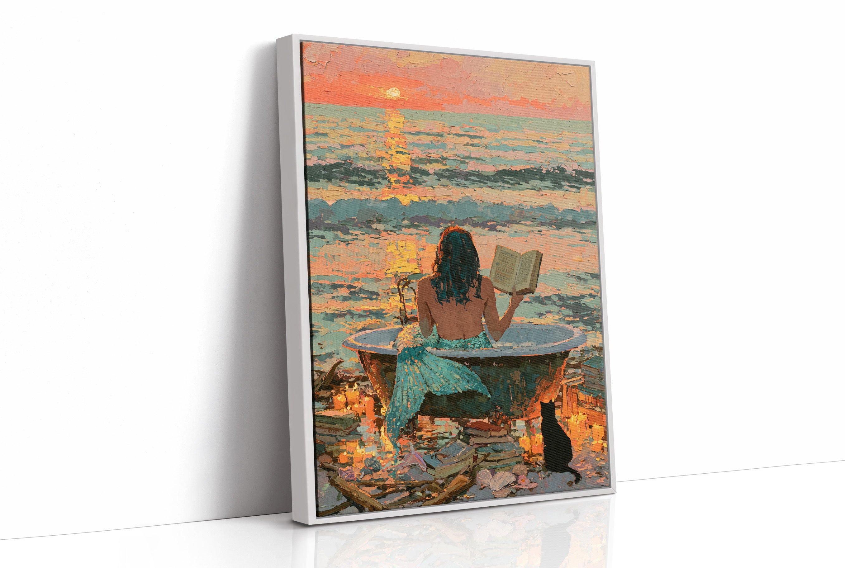 Sunset Soak: Ocean Library