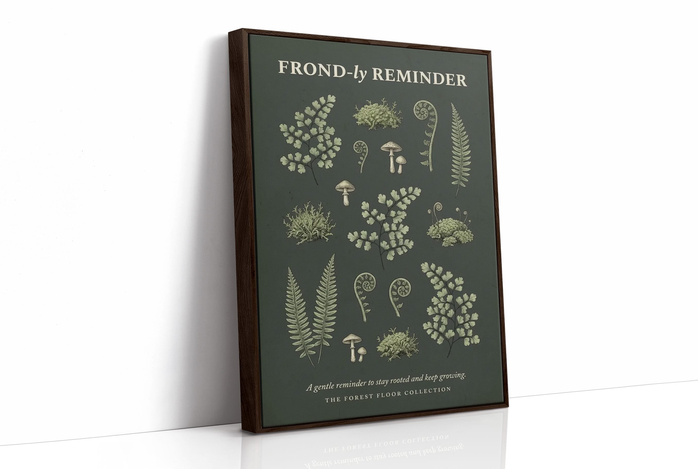 Frond-ly Reminder: Vintage Fern & Moss Chart