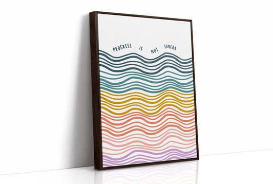 Progress Is Not Linear Retro Waves