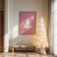 Snow Stars Dance On Rose Night