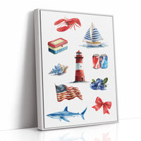 Coastal Treasures Of American Summer