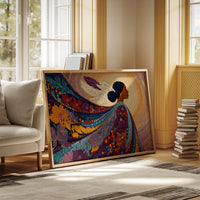 Sacred Flowers Dance In Evening Light