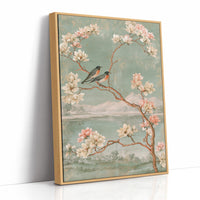 Songbirds in Magnolia Chinoiserie