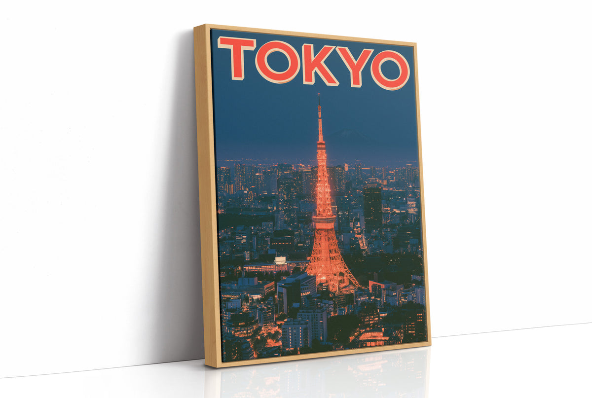 Tokyo Tower Twilight Skyline