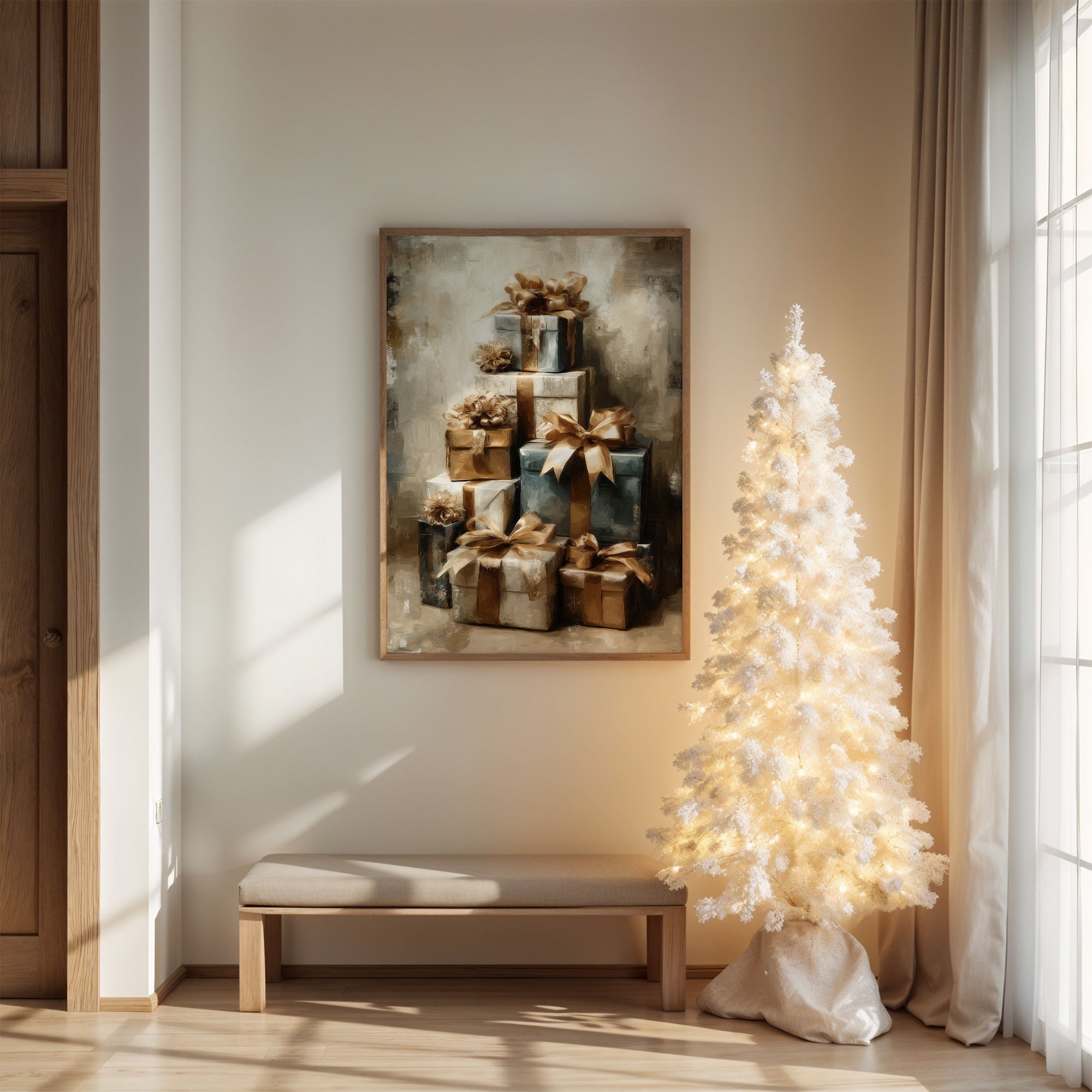Gifts Glow In Winter's Quiet Light