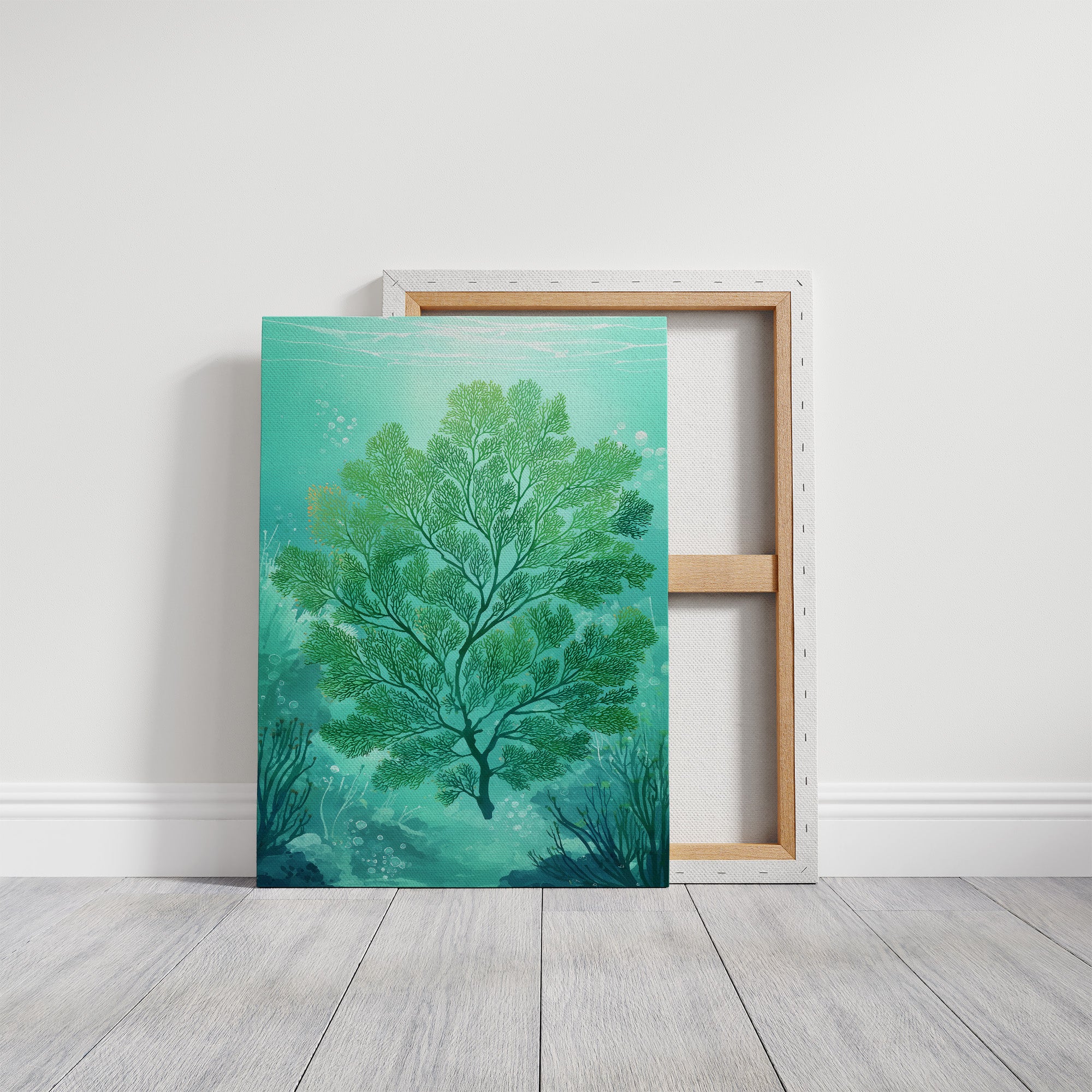 Sea Fern Dances In Aqua