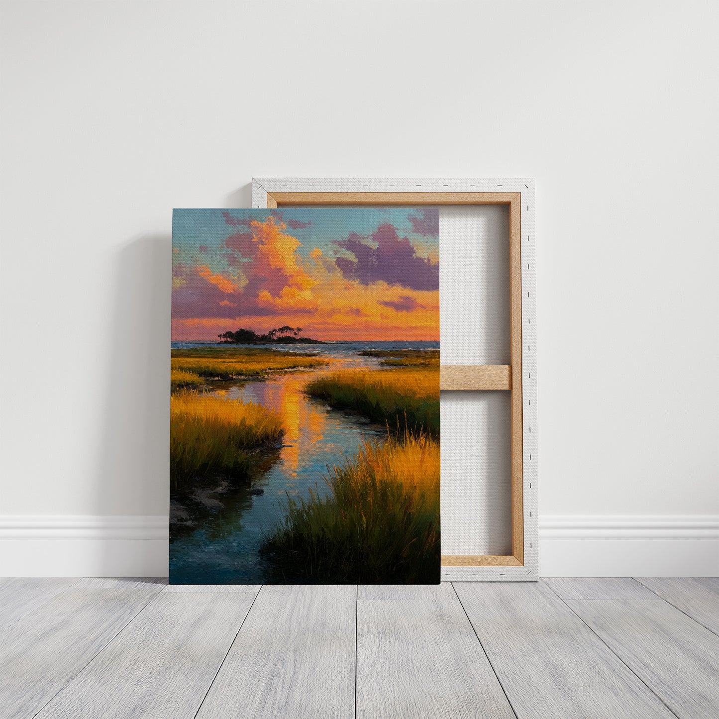 Sunset Over the Salt Marsh
