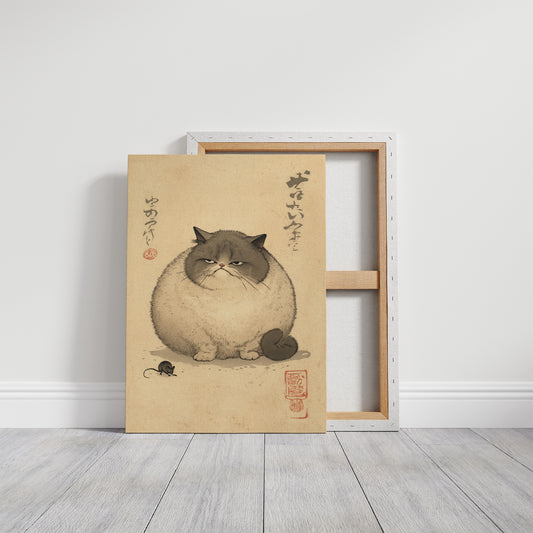 Grumpy Cat Meets Playful Mouse