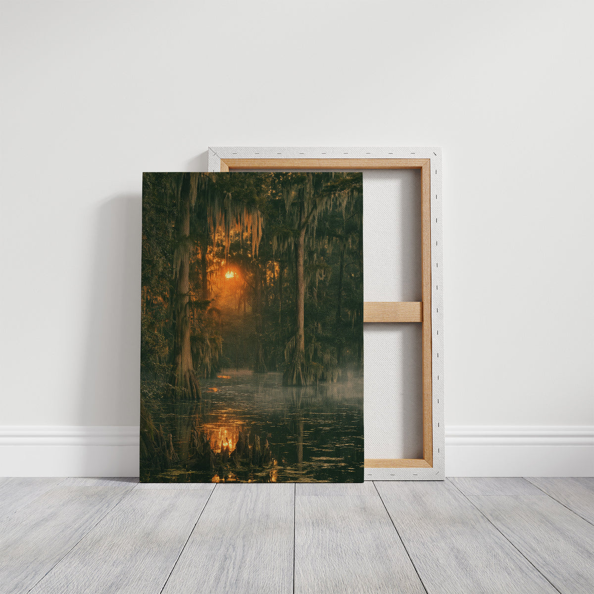 Cypress Bayou Sunset Glow