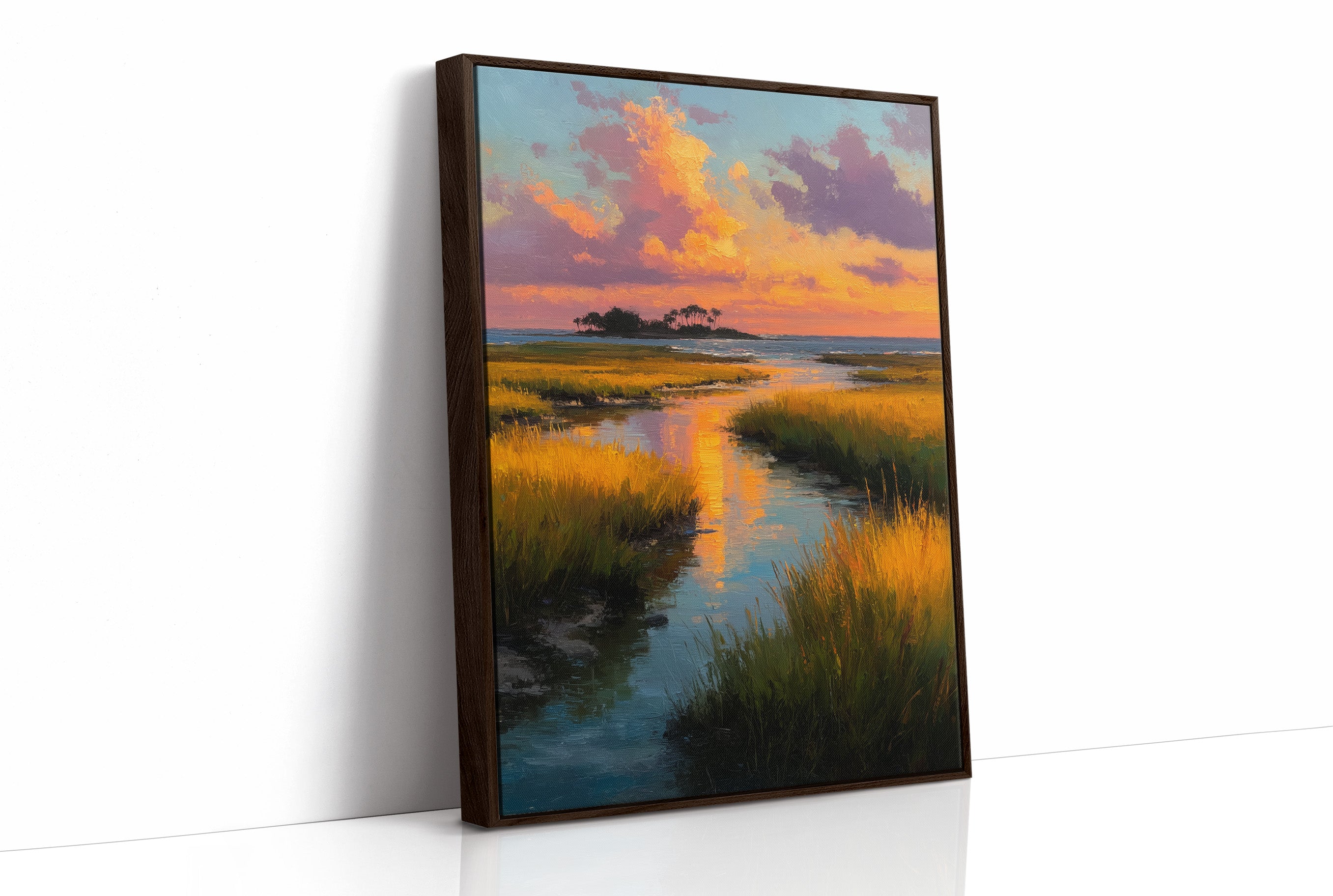 Sunset Over the Salt Marsh
