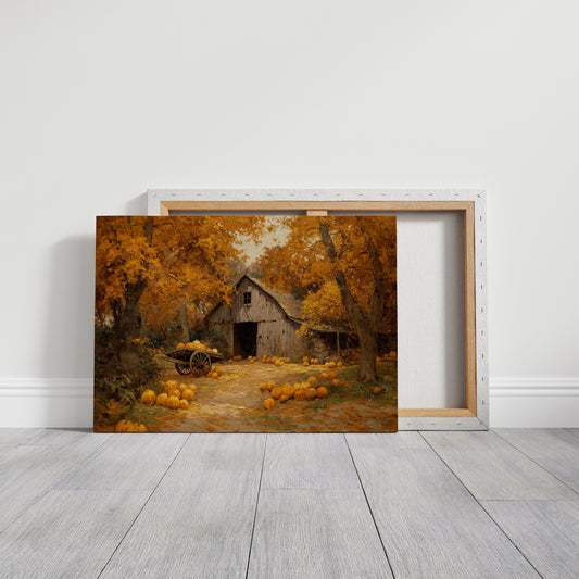 Harvest Gold Beneath Amber Canopy