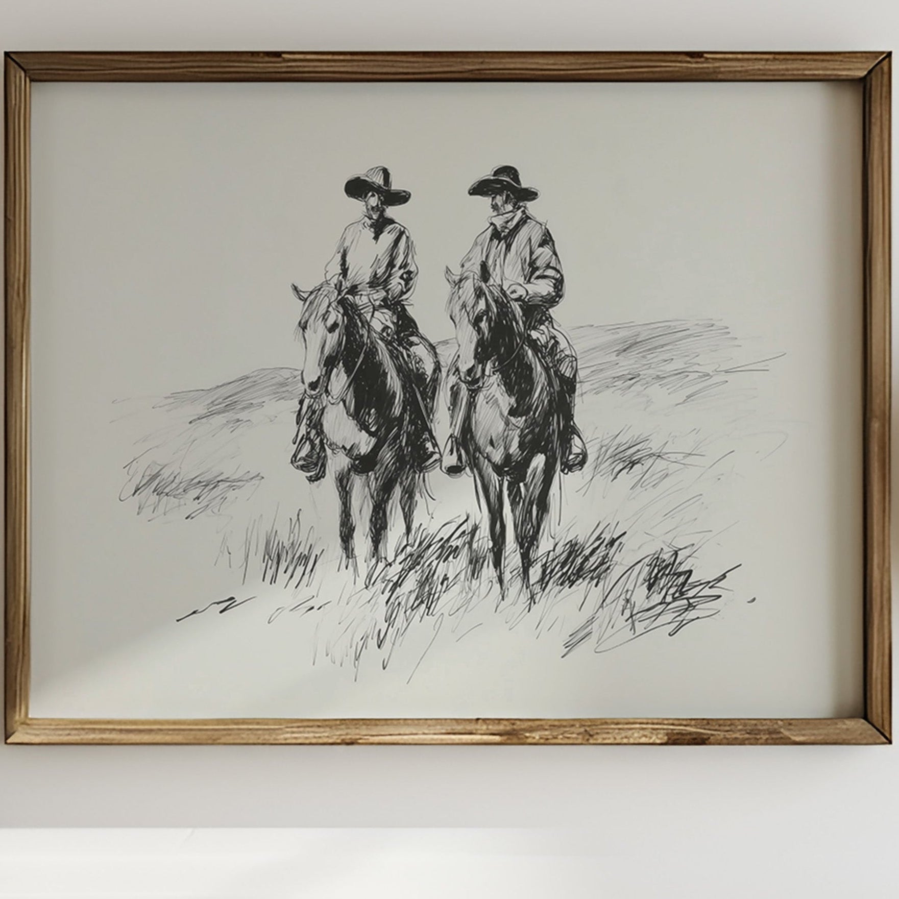 Two Riders Beneath Open Skies