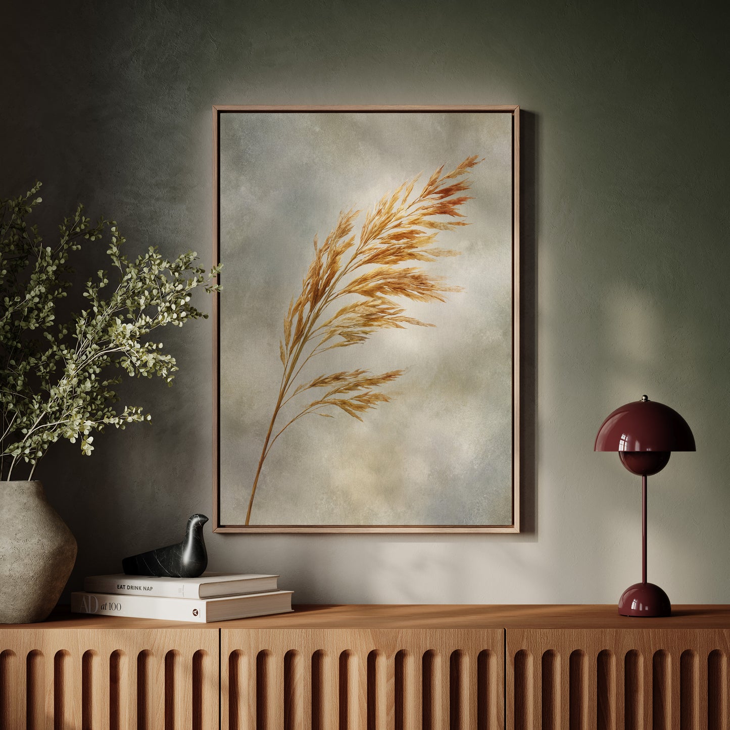 Golden Grains in Gentle Breeze