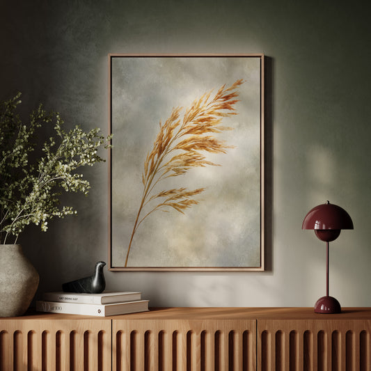 Golden Grains in Gentle Breeze