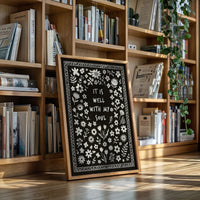 It Is Well With My Soul Floral Print