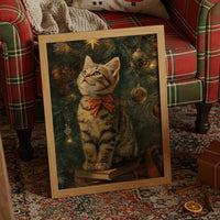 Curious Cat's Christmas Tale Unfolds
