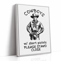 Cowboys With Short Pistols