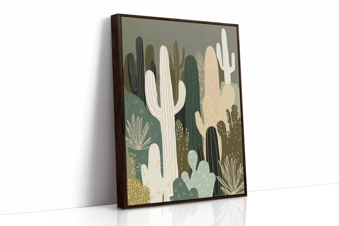 Desert Forms in Soft Sage