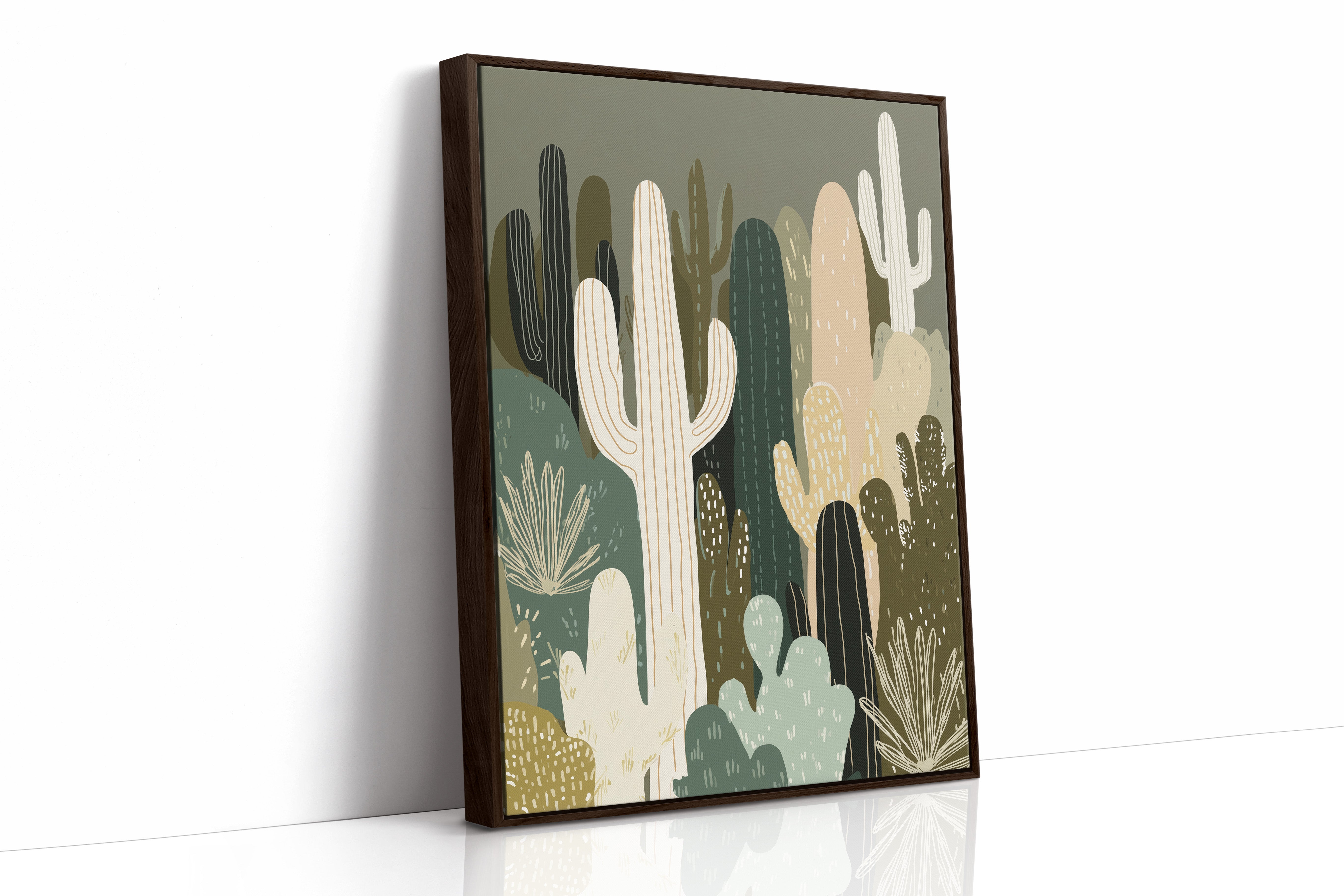 Desert Forms in Soft Sage