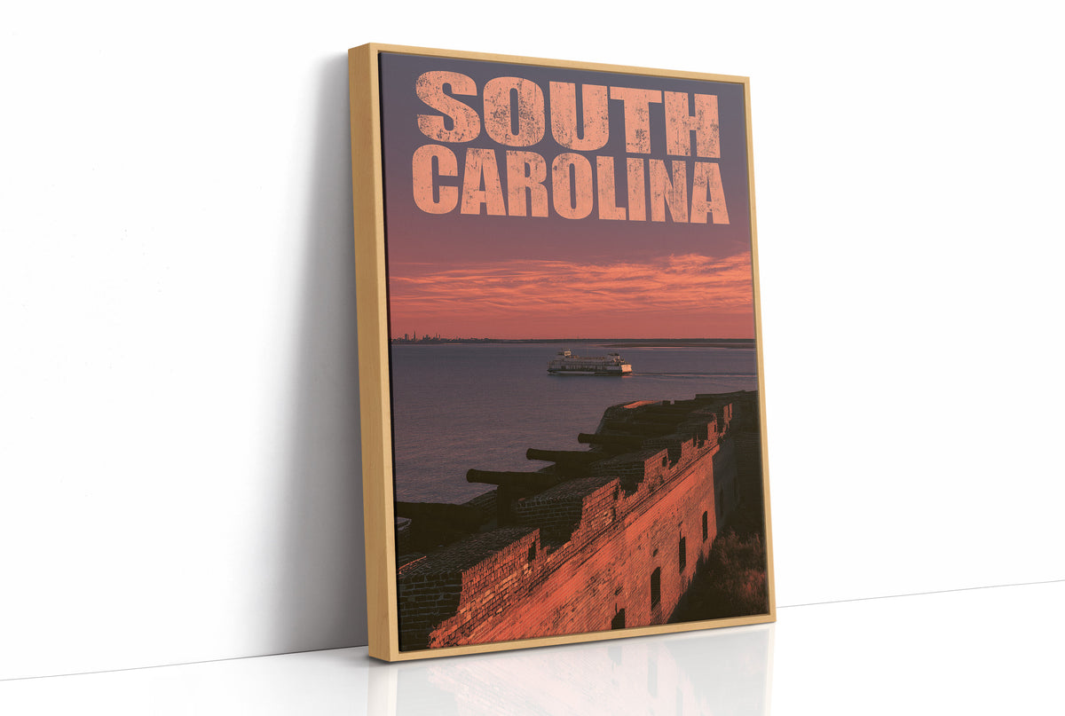 South Carolina Fort at Sunset